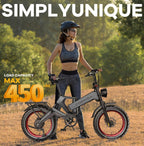 Foldable E-Bike 1000W Peak Motor