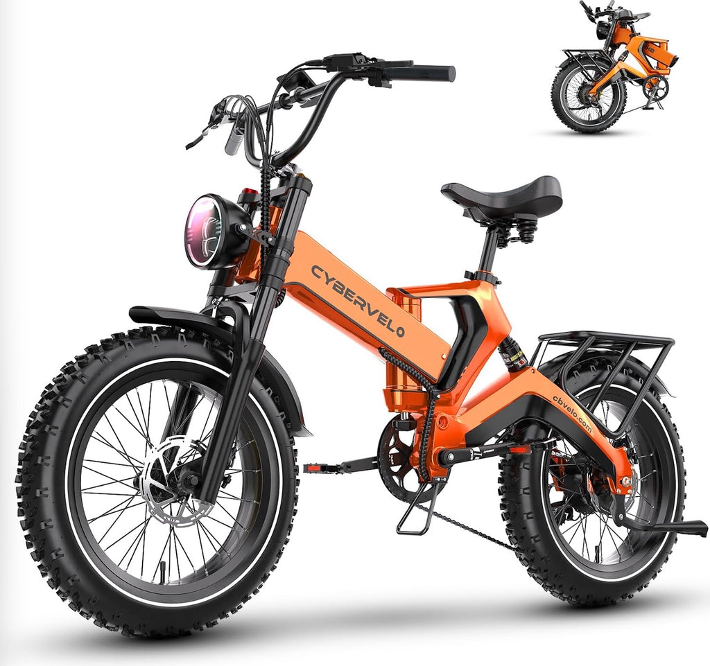 Foldable E-Bike 1000W Peak Motor